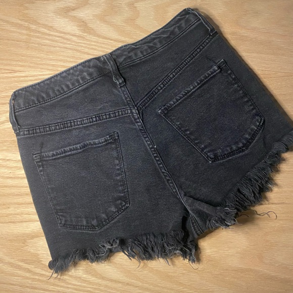 Missimo Black Distressed Shorts - Denim - Picture 2 of 3